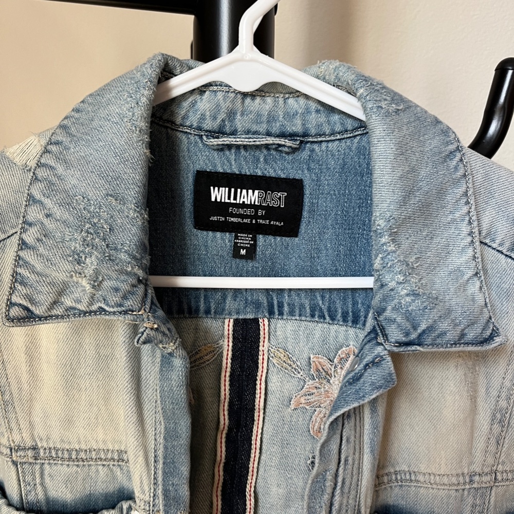William Rast Embroided Jean Jacket - Picture 5 of 5